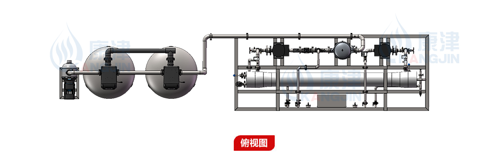 2T/H(每小时出水2吨)双级反渗透净水设备